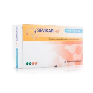 SEVIKAR HCT 40/5/25 MG TABLET 28P