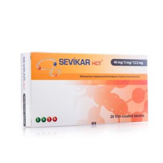 SEVIKAR HCT 40/5/12.5 MG TABLET 28P