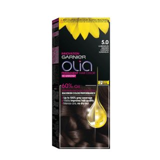 Garnier Hair Dye Color Olia No Ammonia Luminous Brown 5.0