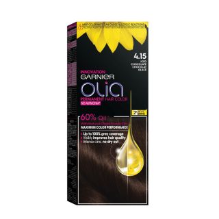 Garnier Hair Dye Color Olia No Ammonia Iced Chocolate 4.15