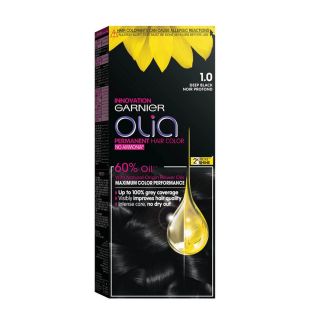 Garnier Hair Dye Color Olia No Ammonia Deep Black 1.0