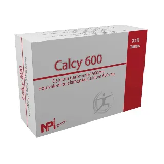 CALCY 600 MG TABLET 30 P