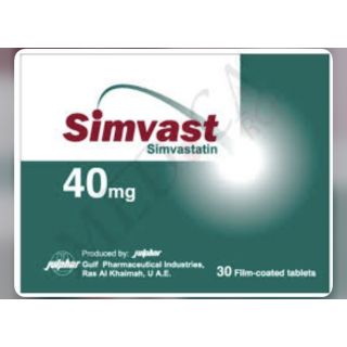 SIMVAST 40 MG TABLET 28P