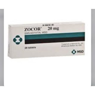 ZOCOR 20 MG TABLET 28P