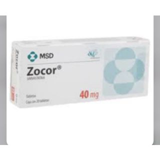 ZOCOR 40 MG TABLET 30P