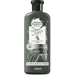 Herbal Essence Biorenew Hair Conditioner Real Botanicals Potent Aloe+ Bamboo Strenth Builder 400 Ml