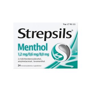 STREPSILS LOZENGE MENTHOL 24P