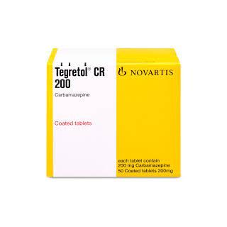 TEGRETOL CR 200 MG TABLET 50P