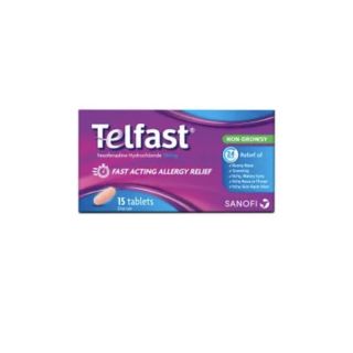 TELFAST 180 MG TABLET 15P