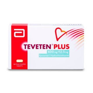 TEVETEN-PLUS 600/12.5 MG TABLET 28P