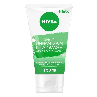 Nivea Face Wash 3 In 1 Urban Skin Detox 150 Ml
