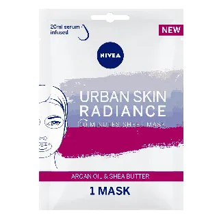 Nivea Face Mask Urban Skin Argan Oil+Shea Butter 1*12 C