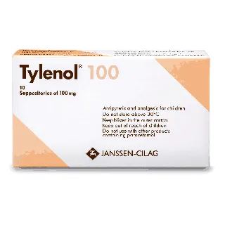 Tylenol 100 Mg Suppository 10P