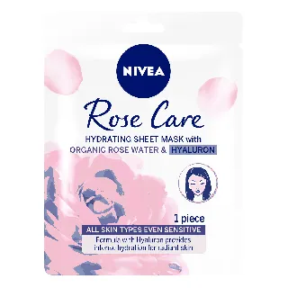 Nivea Rose Care Face Mask Organic Rose Water 1 P