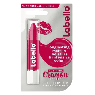Labello Crayon Lip Balm Long Lasting Hot Pink 3 G