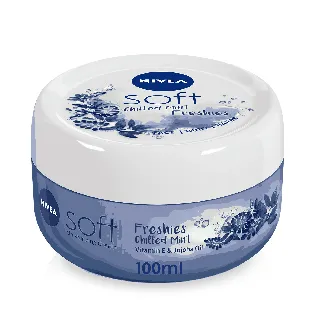 Nivea Cream Soft M Chilled Mint 100 Ml "Delisted"