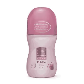 Purebeauty Deodrant Whitening Roll On Fresh 60Ml