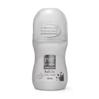 Purebeauty Deodrant Whitening Roll On Lightly Scented 60Ml
