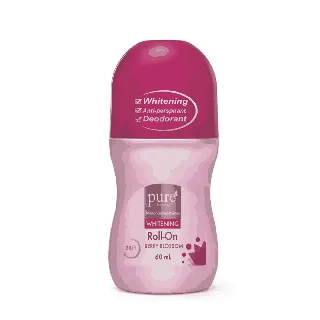 Purebeauty Deodrant Whitening Roll On Berry Blossom 60Ml