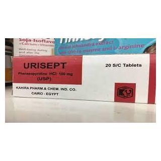 URISEPT 100 MG TABLET 20 P