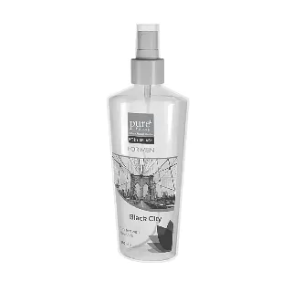 Purebeauty Men Body Splash Black City For Men 250 Ml