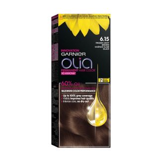 Garnier Hair Dye Color Olia No Ammonia 6.15 Frozen Light Brown