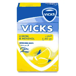 Vicks Soothing & Refreshing Throat Lemon Menthol 40 G 20 C