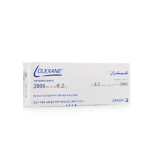 CLEXANE 2000/0.2 ML PRE-FILLED SYRINGE 2P