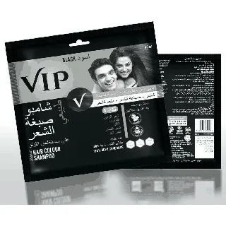 Vip Hair Color Shampoo 5 In 1 Black 40 Ml
