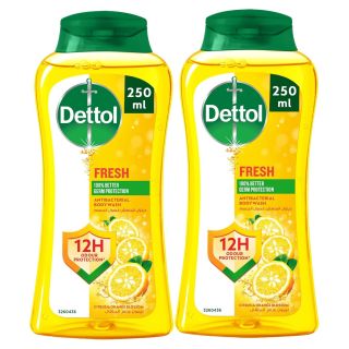 Dettol Shower Gel Fresh 250 Ml 1*2 Offer Pack 35% Off