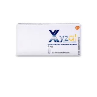 XYZAL 5 MG TABLET 20P