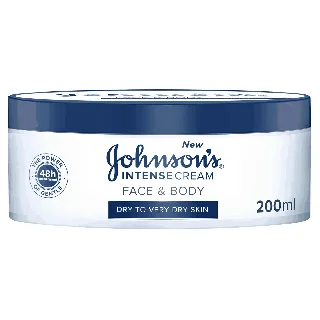 Johnson Intense Face And Body Cream For Dry To Very Dry Skin 200 Ml