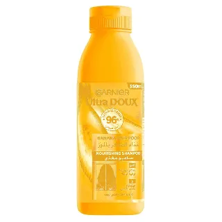 Garnier Ultra Doux Nourshing Hair Food Shampoo Banana Cocount 3 In 1 350 Ml