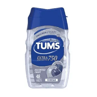 Tums Antacid Tablets Extra Strengh Assorted Fruits 48P