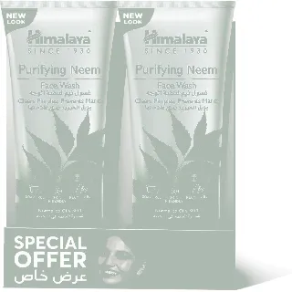 Himalaya Purifying Neem Face Wash 2*150 Ml Special Offer