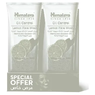 Himalaya Oil Control Lemon Face Wash 2*150 Ml Special Offer