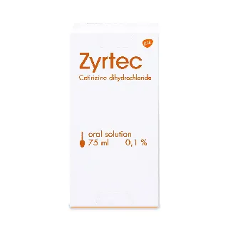 Zyrtec 0.1% Syrup 75 Ml