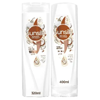 Sunsilk Hair Shampoo Moisture Coconut 400 Ml+Conditioner 320 Mloffer