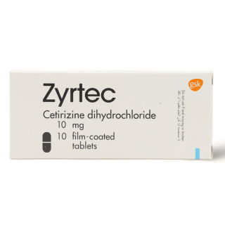 ZYRTEC 10 MG TABLET 10P