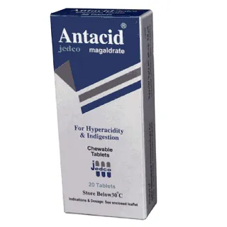 Antacid Chewable Tablets Jedco 20 P