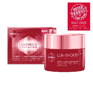 Nivea Luminous 630 Even Glow Concentrated Night Cream 50 Ml