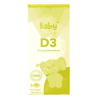 Jp Baby Twist Vitamin D3 400 Iu Capsule 100 P