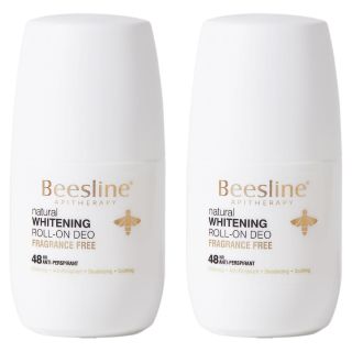 Beesline Deodorant Roll On Whitening Fragrance Free 50 Ml 1+1 OFFER