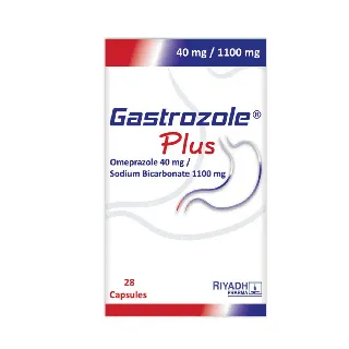 Gastrozole Plus 40 / 1100 Mg Capsule 28 P