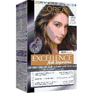 Loreal Hair Color Excellence Creme Blonde Cendre 7.17