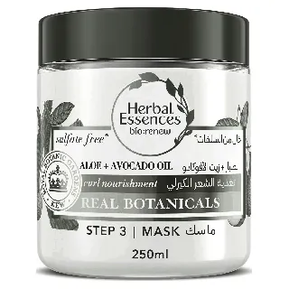 Herbal Essence Biorenew Hair Mask Real Botanicals Potent Aloe+ Avocado Oil 250 Ml