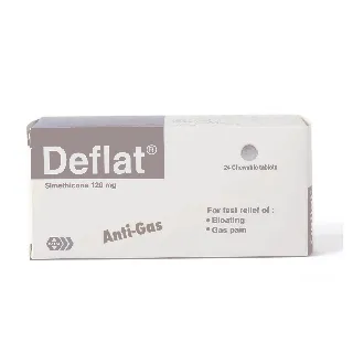 Deflat Anti Gas Chewable Tablet 24 P