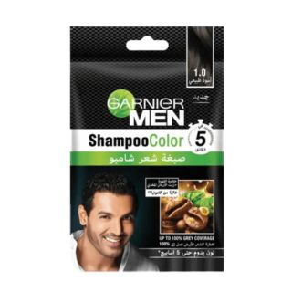 Garnier Hair Dye Color Shampoo 5M Natural Black 1.0