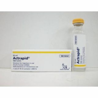 ACTRAPID 100 IU/ML VIAL 10 ML (REF)