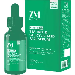 Zayn Myza Face Serum Tea Tree & Salyicylic Acid 30 Ml